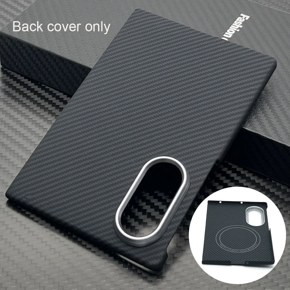 botnax Coque Magnétique Premium en Fibre d'Aramide Kevlar pour Samsung Galaxy Z Fold8 – Compatible MagSafe