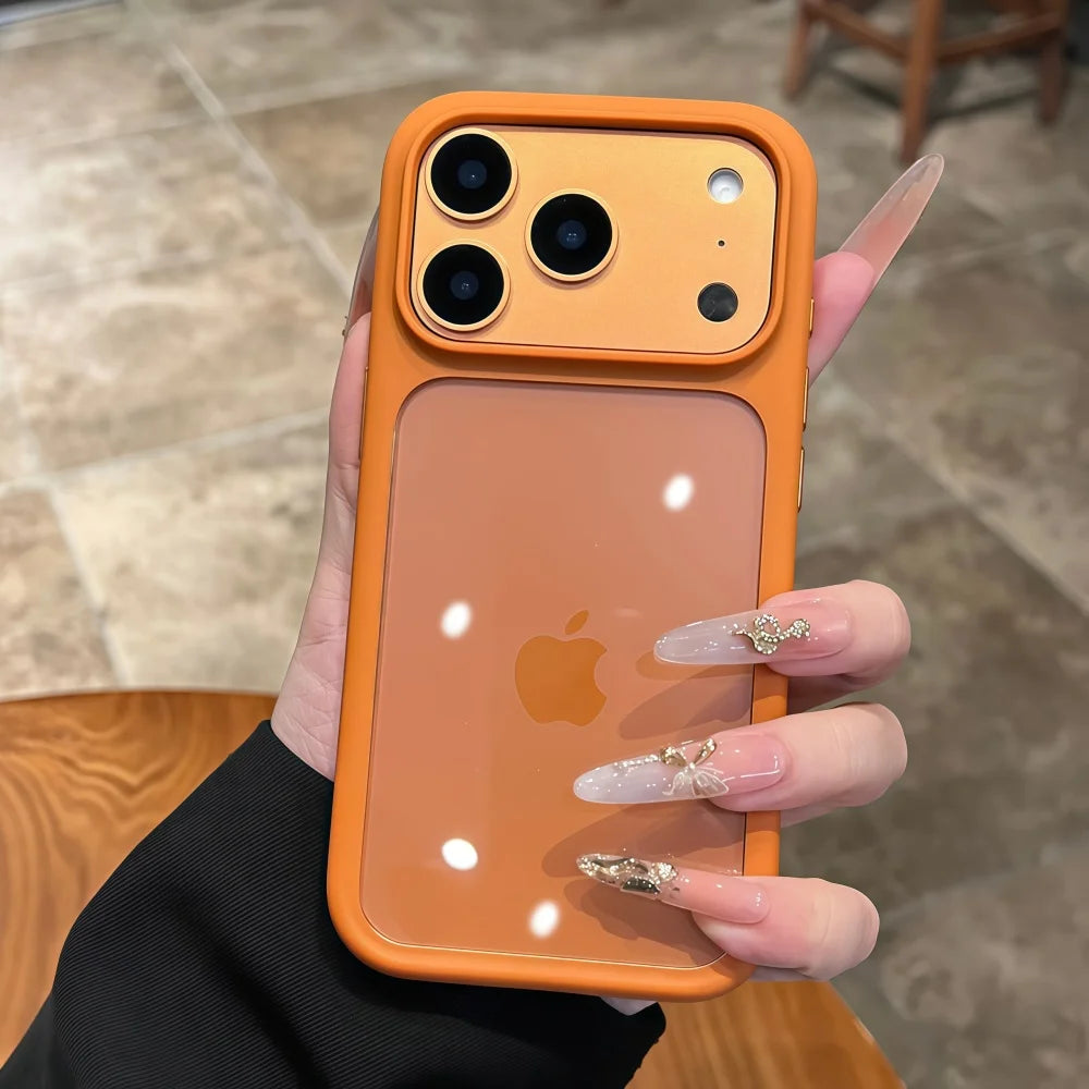 Coque transparente cristal pour iPhone compatible avec tous les modèles d’iPhone 11 à 17 Pro Max.