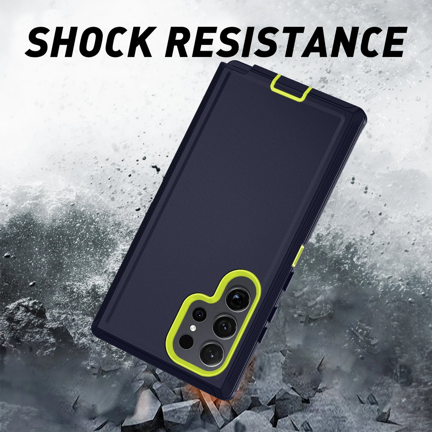 Shockproof Neon Armor Case for Samsung Galaxy S25/S24/S23/S22/S21/S20/Note 20