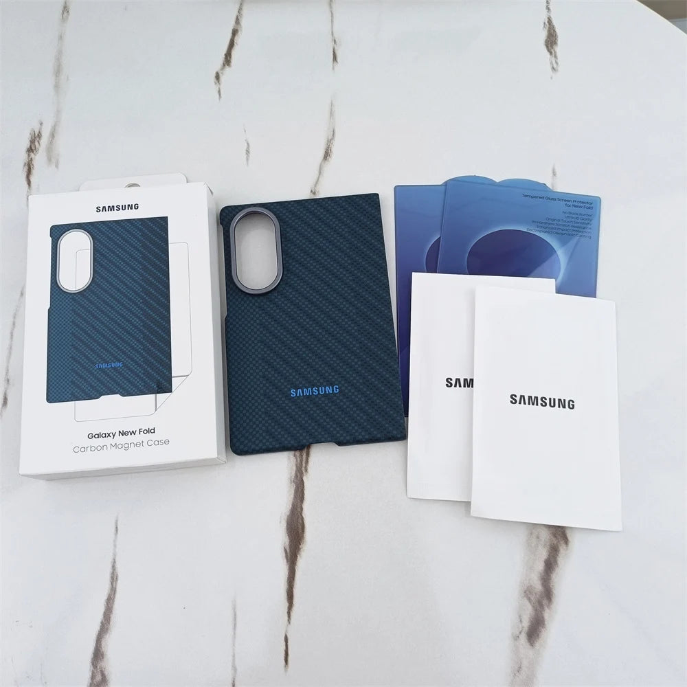 Coque Magnétique Fibre de Carbone pour Samsung Galaxy Z Fold8 / Fold8 Ultra