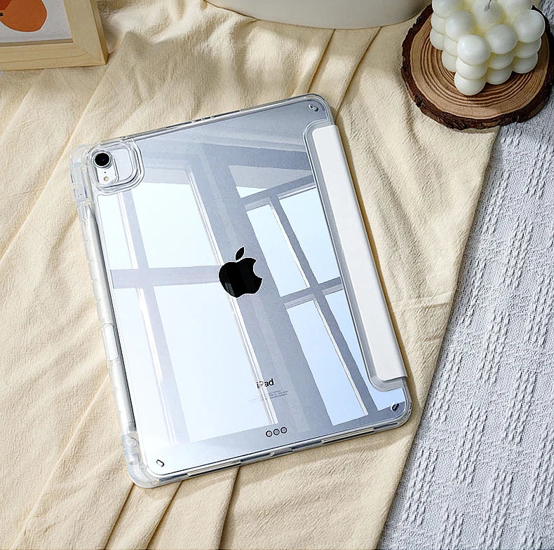 Coque - Étui intelligent 2025 pour iPad Air / iPad 10e / 11e / Mini 6 / Pro 11 / Pro 13 – Support magnétique