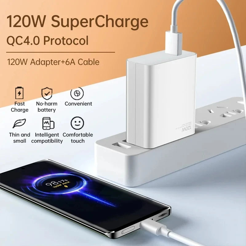 Chargeur Xiaomi original 120W Turbo Fast Charge