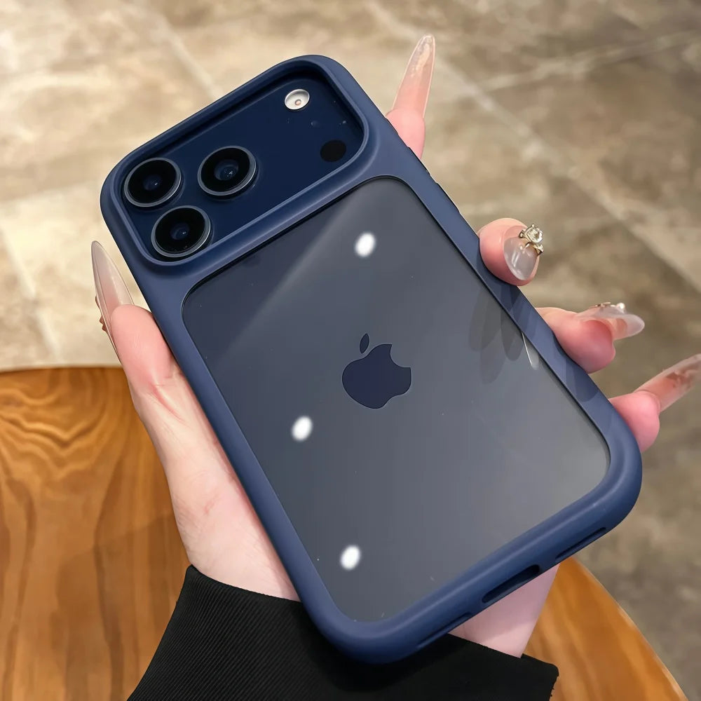Coque transparente cristal pour iPhone compatible avec tous les modèles d’iPhone 11 à 17 Pro Max.