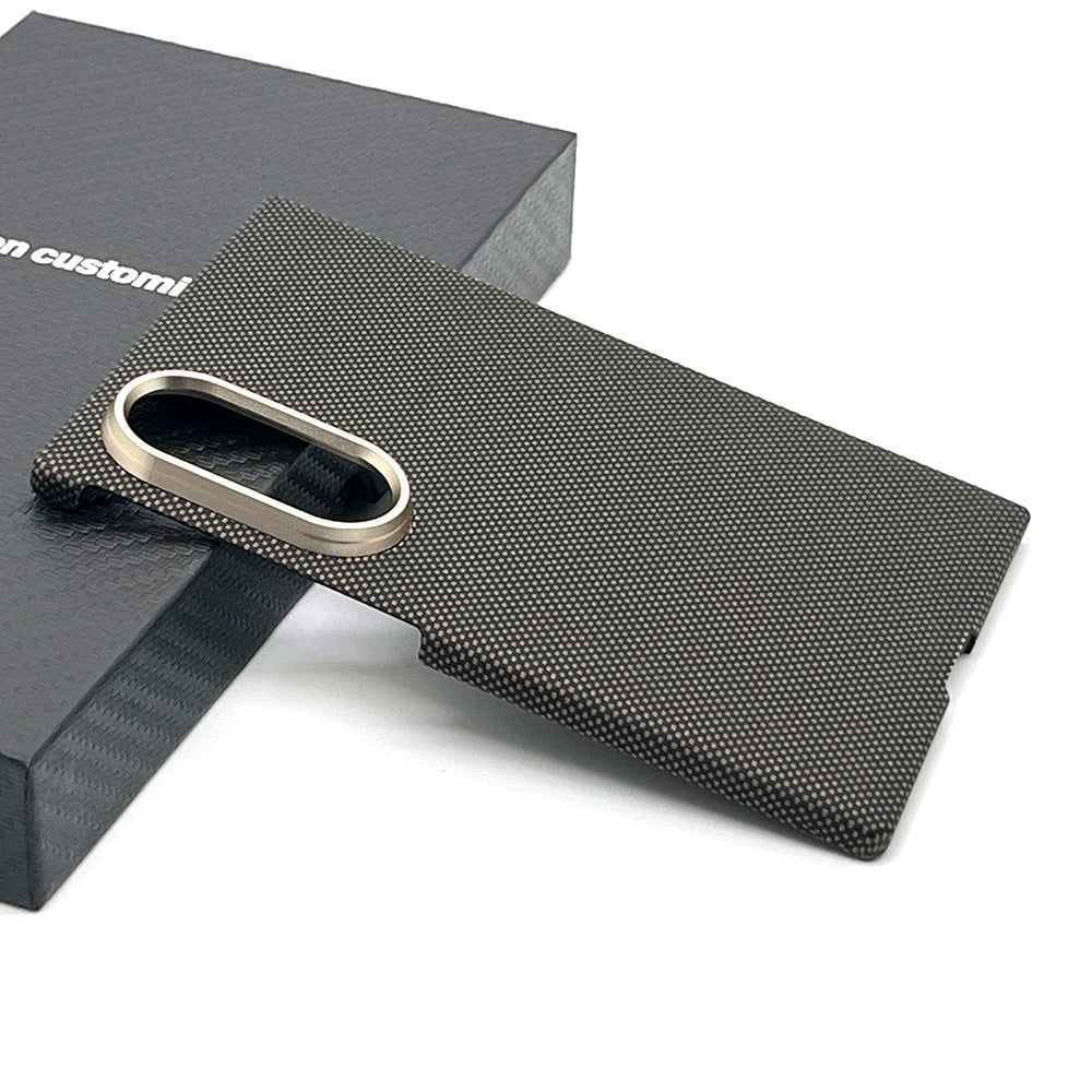 botnax Coque Magnétique Premium en Fibre d'Aramide Kevlar pour Samsung Galaxy Z Fold8 – Compatible MagSafe