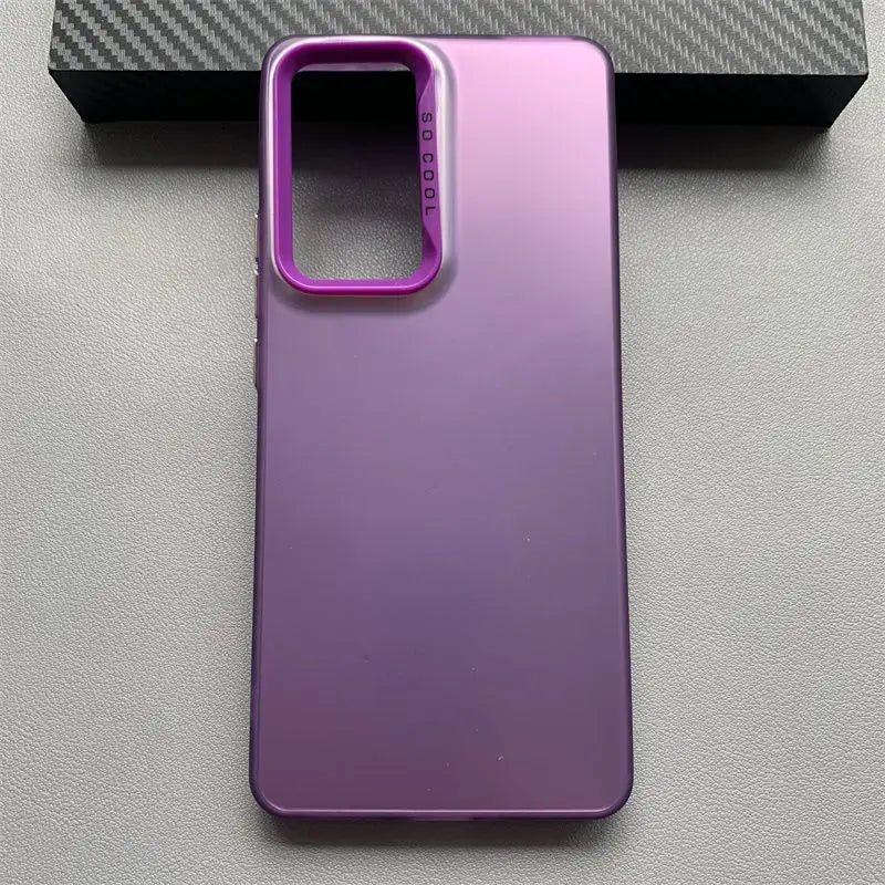 Coque Métallique Aurora Mat pour OPPO Reno 5/6/7/8/9 – Étui Luxe Anti‑Chocs & Protection Caméra