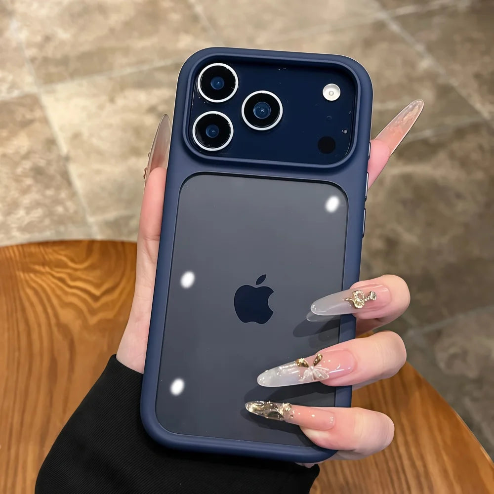 Coque transparente cristal pour iPhone compatible avec tous les modèles d’iPhone 11 à 17 Pro Max.