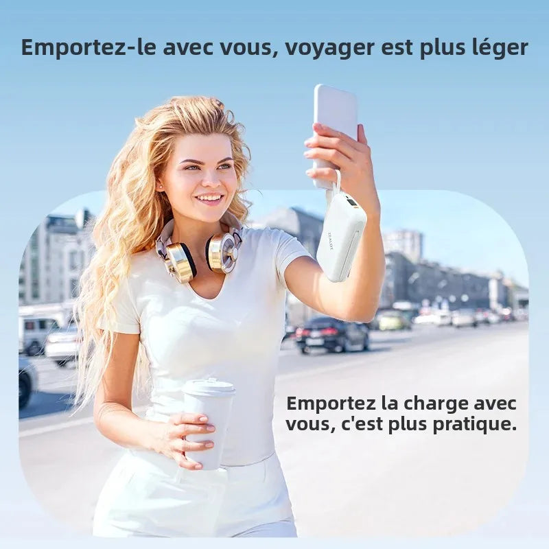 ZEALOT Y2200 – Power Bank 20000mAh 22,5W avec USB‑C + Lightning