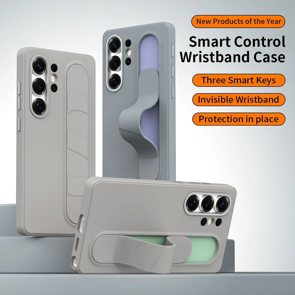 Coque Smart Wristband + Boutons NFC | Protection Premium Samsung S26–S23