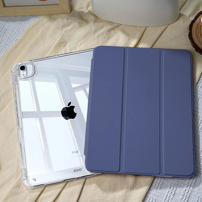 Coque - Étui intelligent 2025 pour iPad Air / iPad 10e / 11e / Mini 6 / Pro 11 / Pro 13 – Support magnétique