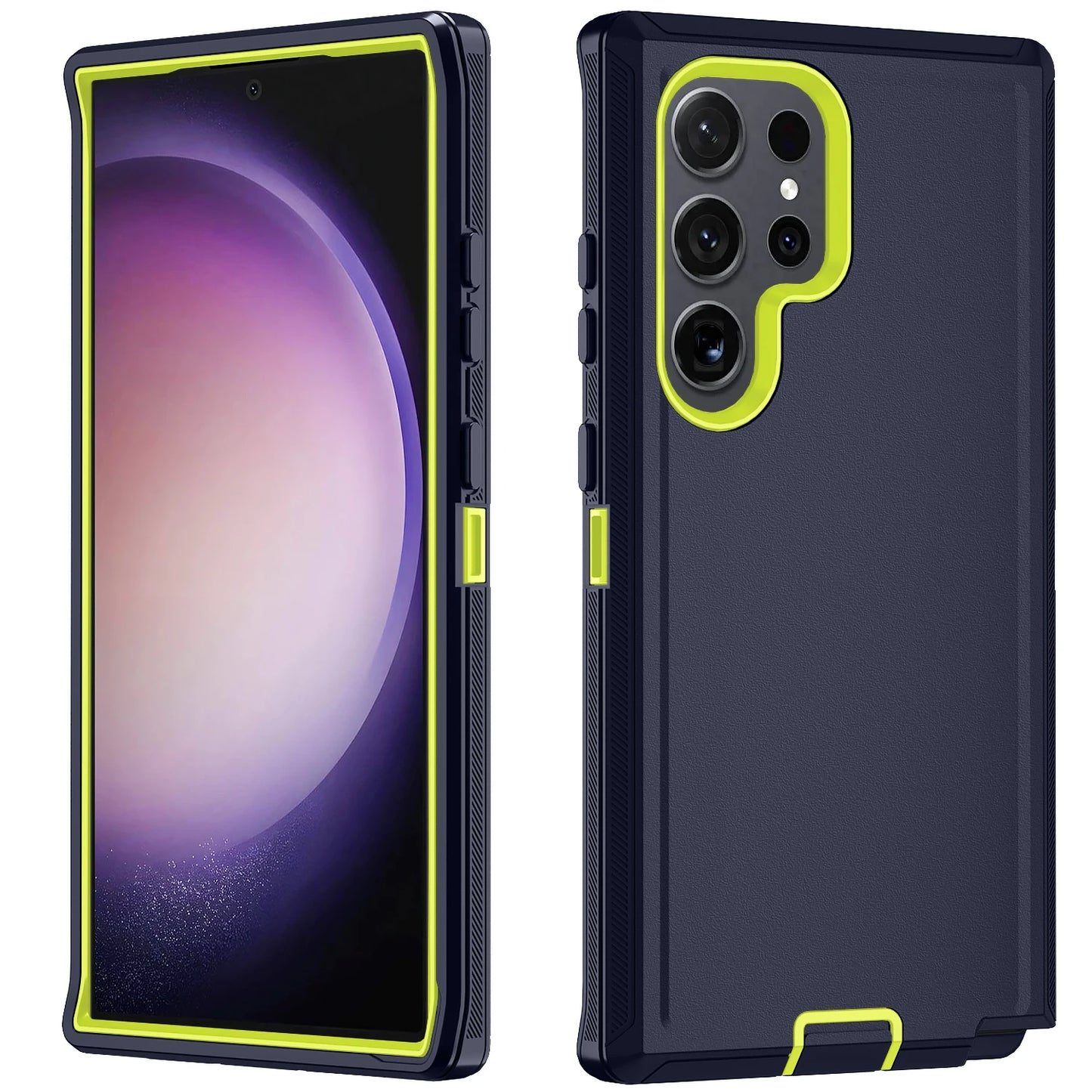 Shockproof Neon Armor Case for Samsung Galaxy S25/S24/S23/S22/S21/S20/Note 20