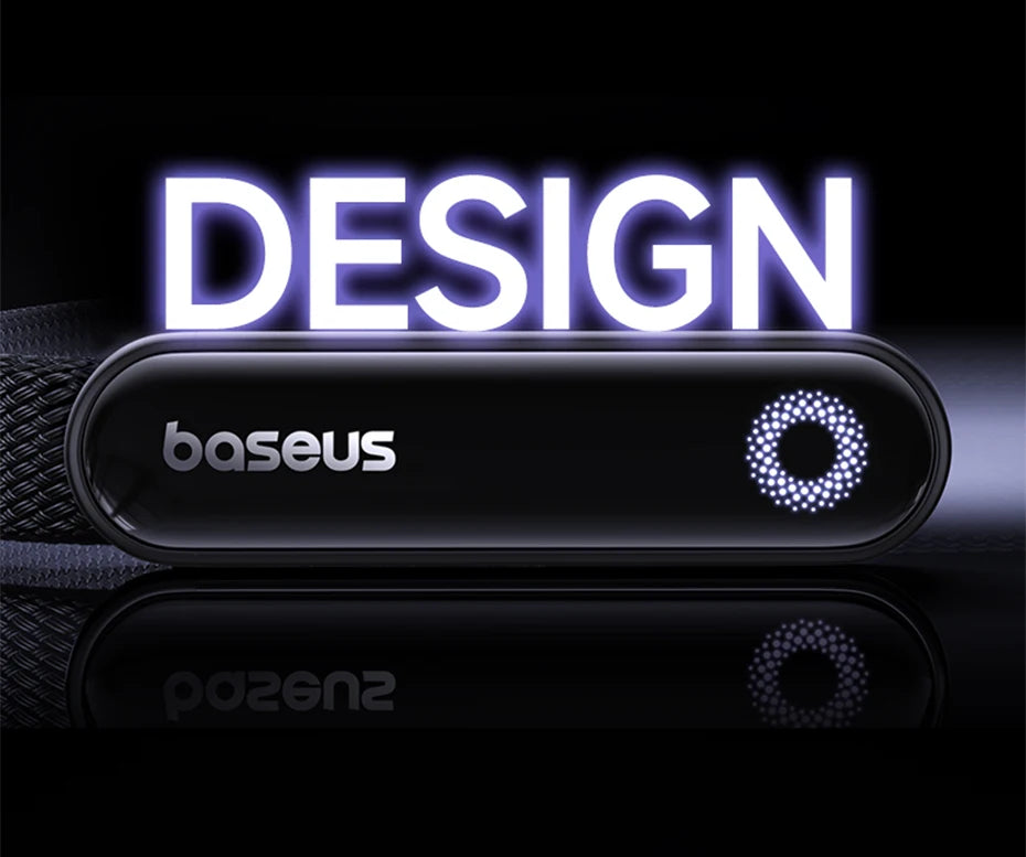 Baseus MVP3 Câble USB‑C Coudé 100W avec LED
