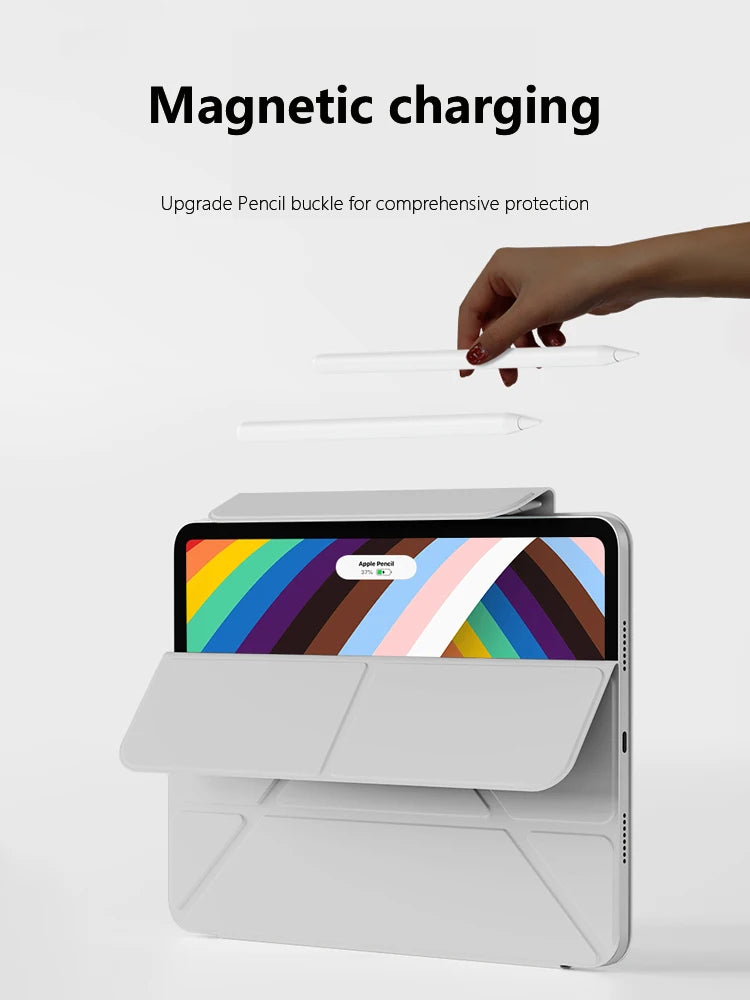 Étui Magnétique 2026 – iPad Air 11/13 M2 • iPad Pro 11/13 M4 • iPad Mini 7