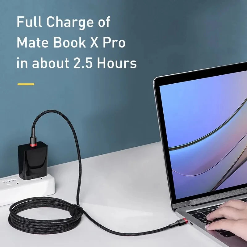 Baseus USB Type C To USB C Cable 100W/5A PD Fast Charging