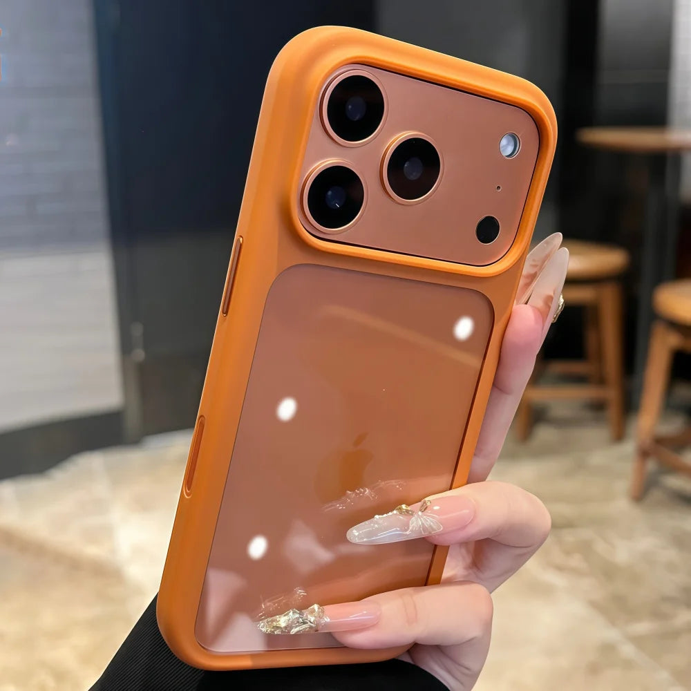 Coque transparente cristal pour iPhone compatible avec tous les modèles d’iPhone 11 à 17 Pro Max.