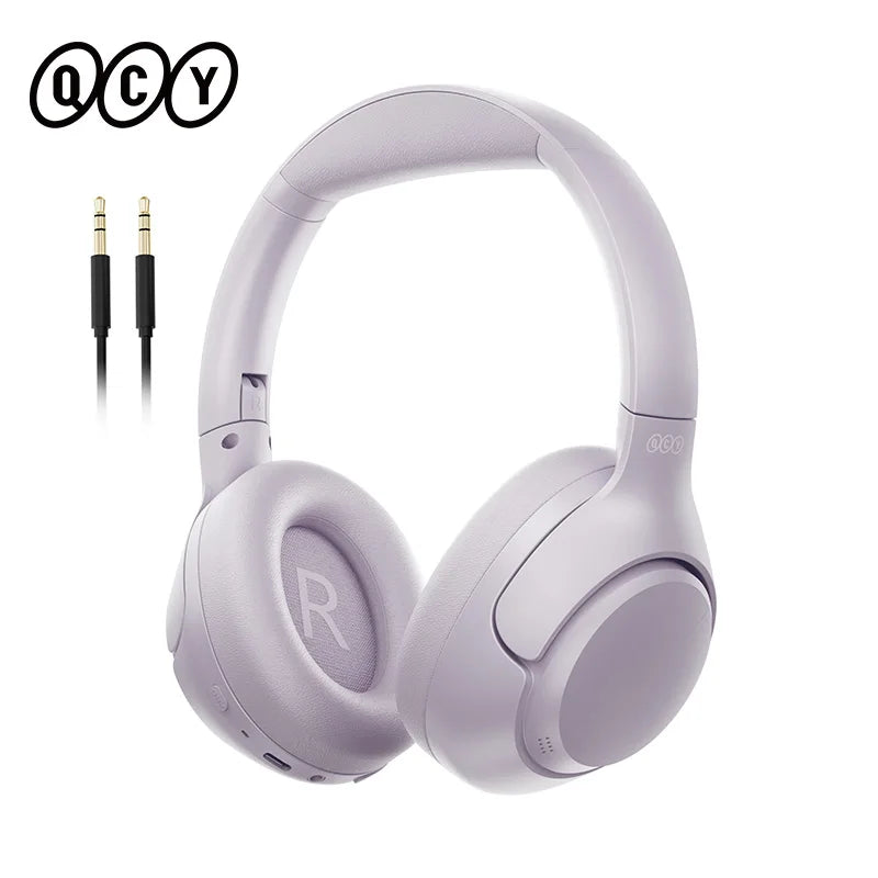QCY H3 Hi-Res Audio Headphones for Gaming, Music and Calls.