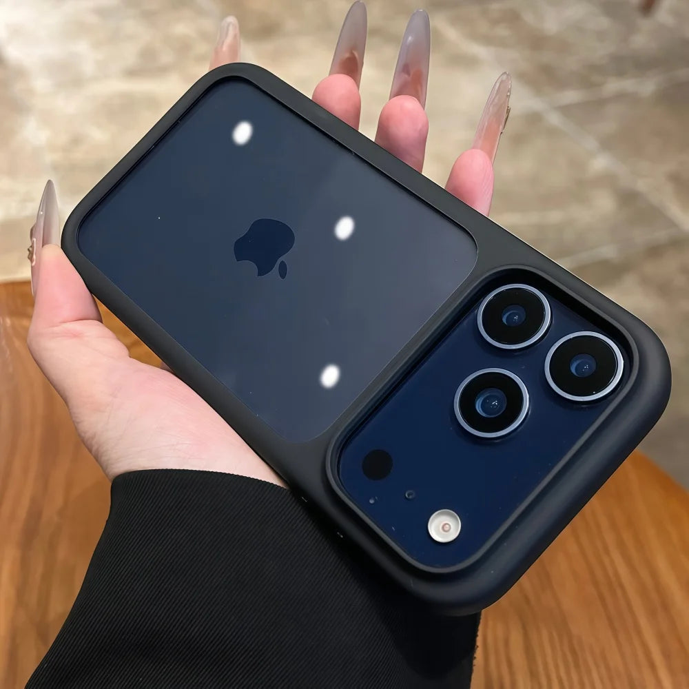 Coque transparente cristal pour iPhone compatible avec tous les modèles d’iPhone 11 à 17 Pro Max.