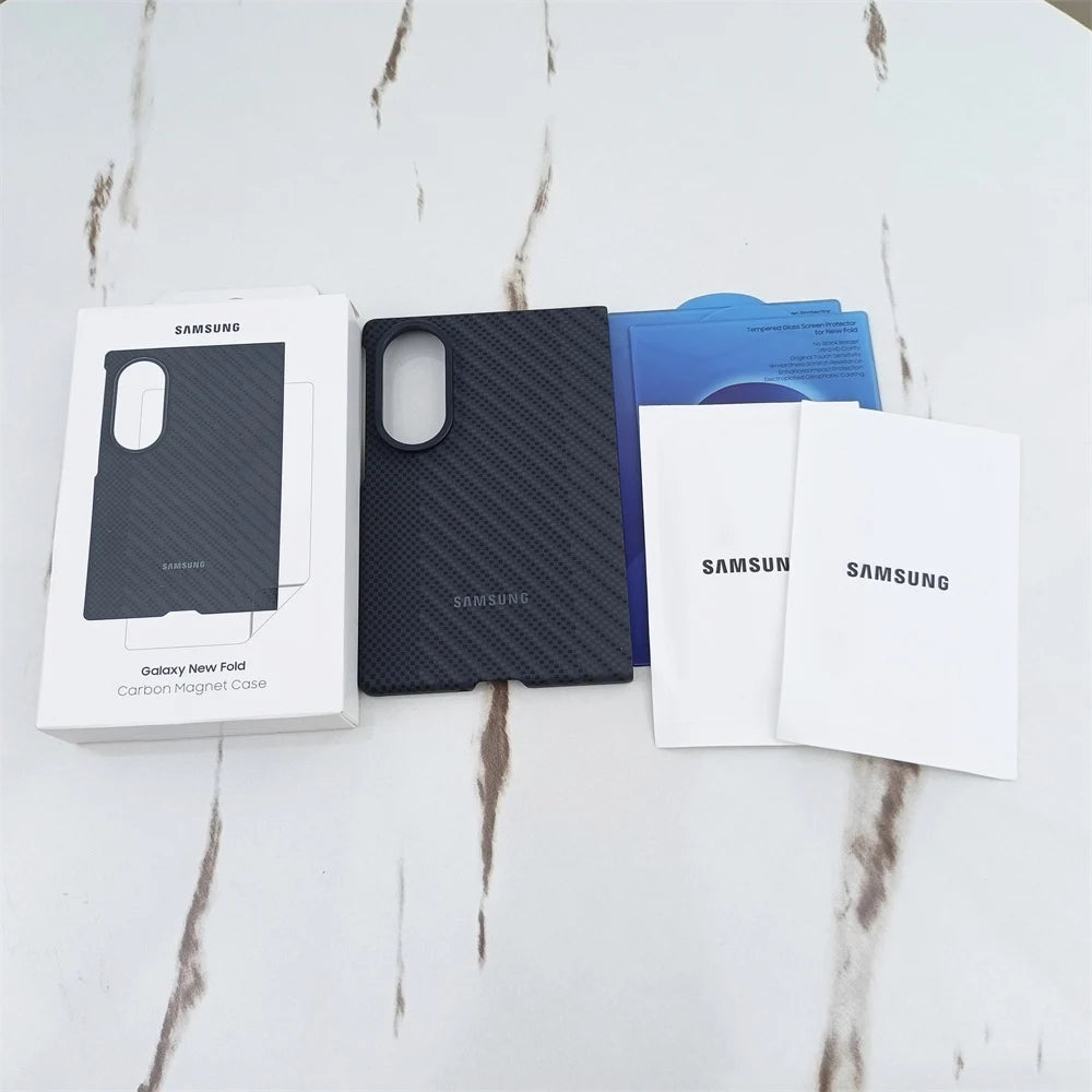 Coque Magnétique Fibre de Carbone pour Samsung Galaxy Z Fold8 / Fold8 Ultra