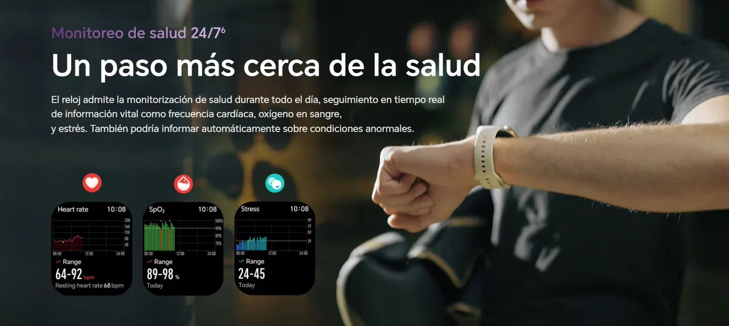 HONOR Smartwatch AMOLED 1,97" – Appels Bluetooth & Suivi Santé 24/7