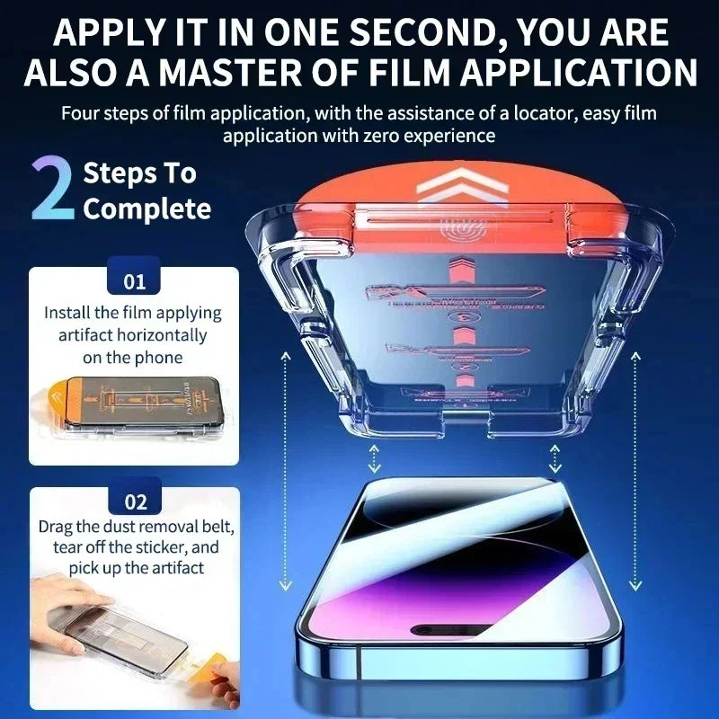 Lot de 3 protections d’écran en verre trempé HD pour iPhone