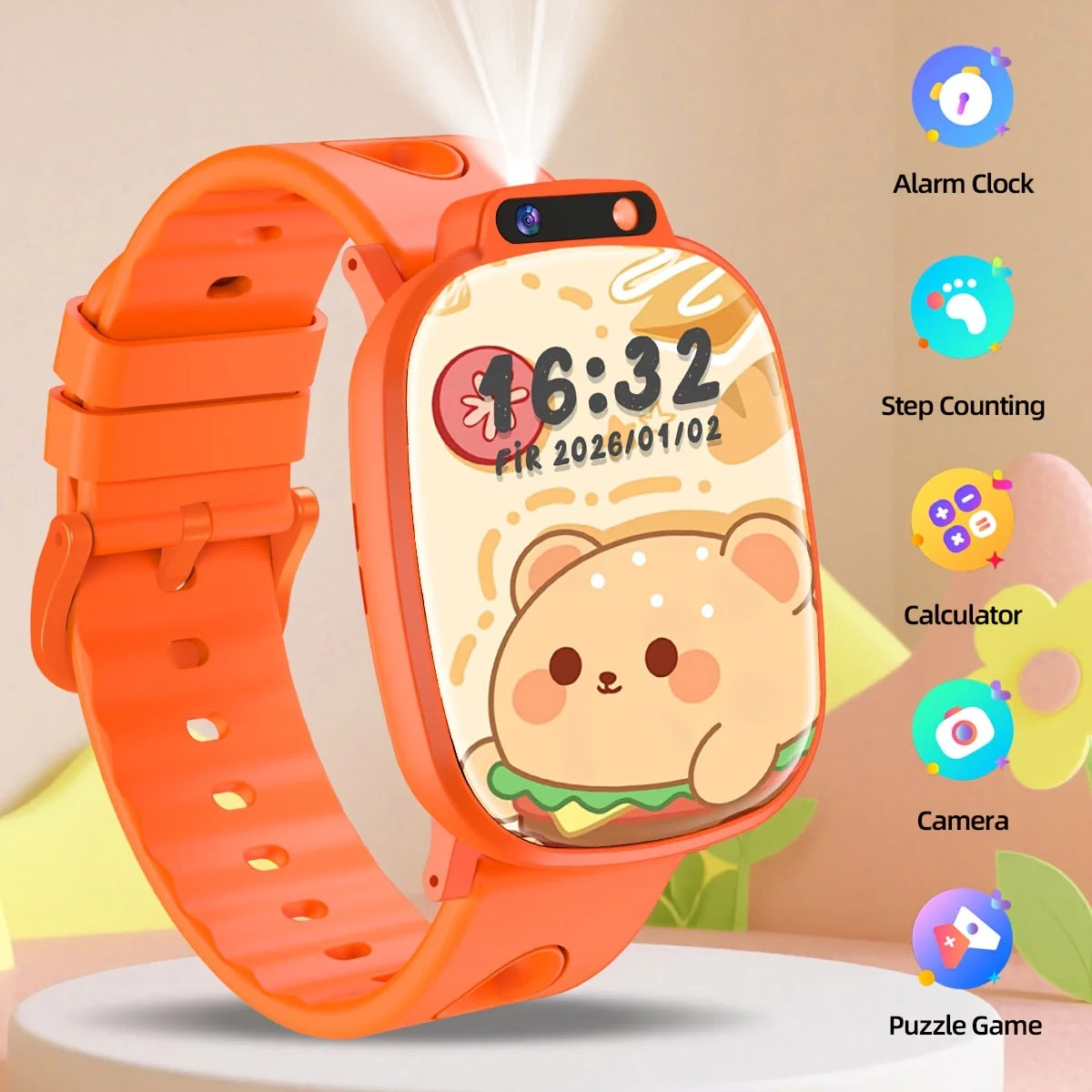 LAXASFIT Montre Connectée Enfant KESHUYOU H10
