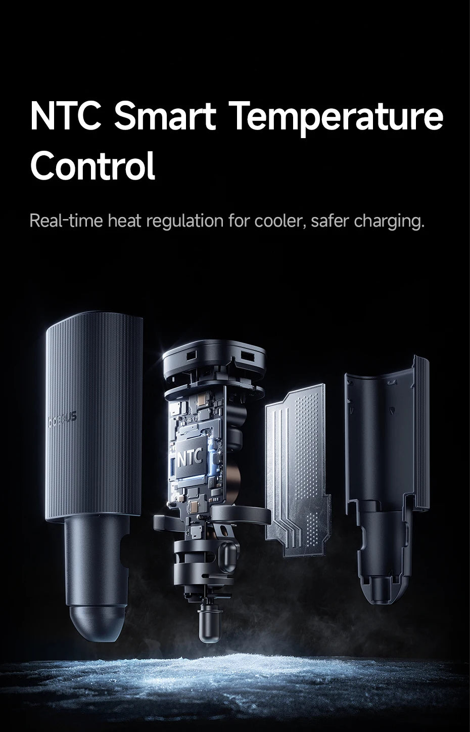 Baseus PrimeTrip VP2 – Chargeur Voiture Magnétique 160W, 3 USB-C + USB-A