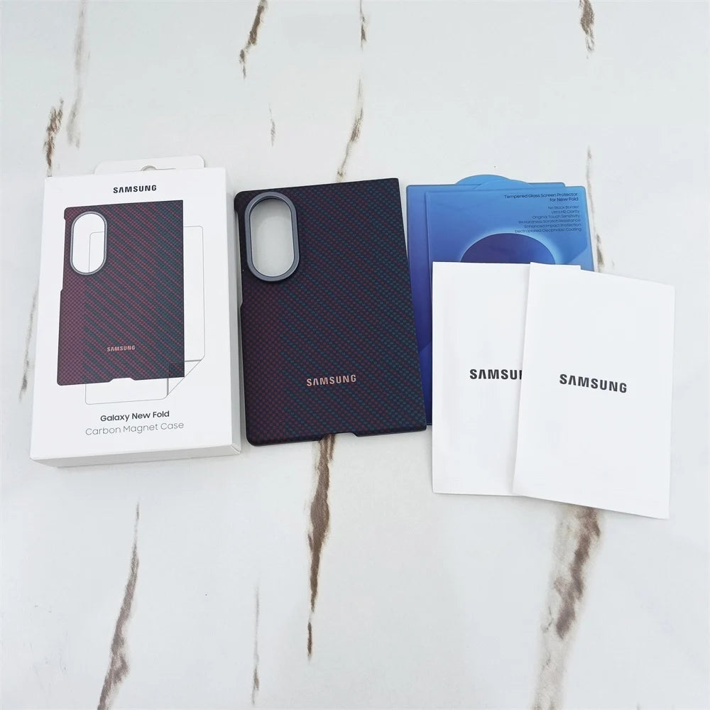 Coque Magnétique Fibre de Carbone pour Samsung Galaxy Z Fold8 / Fold8 Ultra