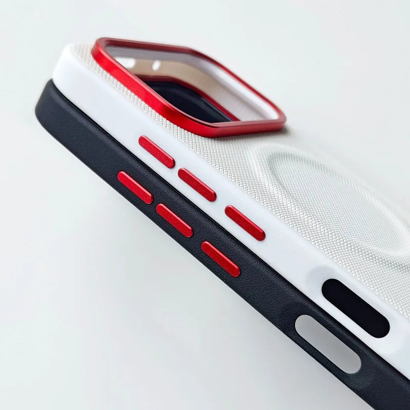 Coque  magnétique en cuir PU mat à grain fin associé au silicone pour Honor 600 / 600 Pro