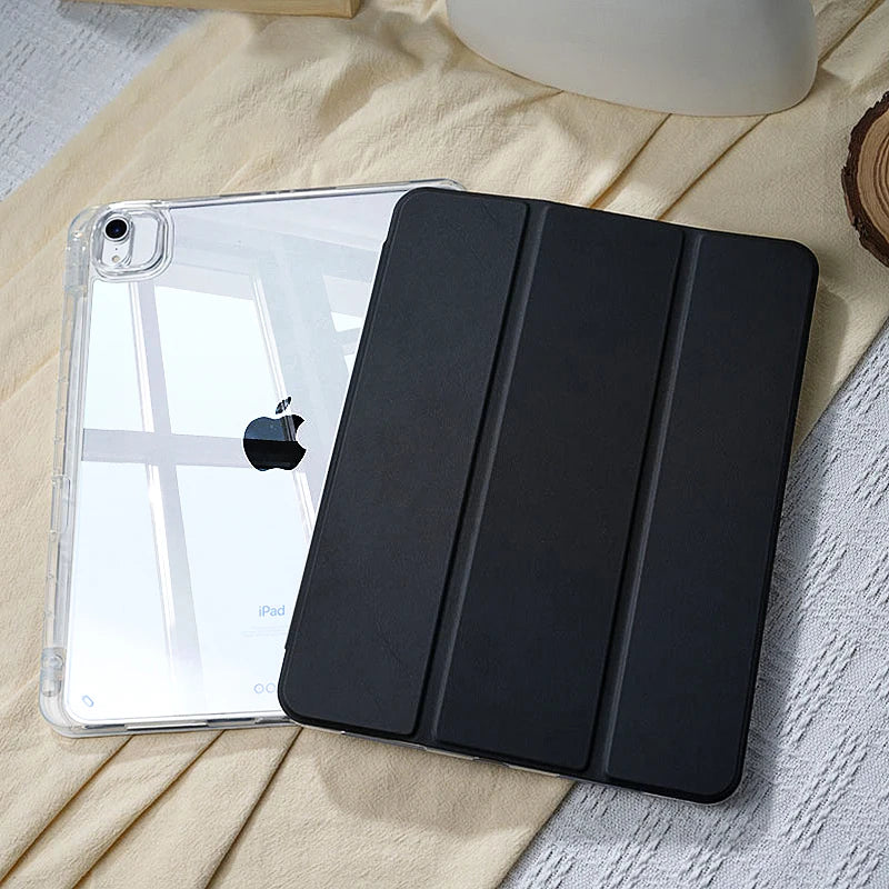 Coque - Étui intelligent 2025 pour iPad Air / iPad 10e / 11e / Mini 6 / Pro 11 / Pro 13 – Support magnétique