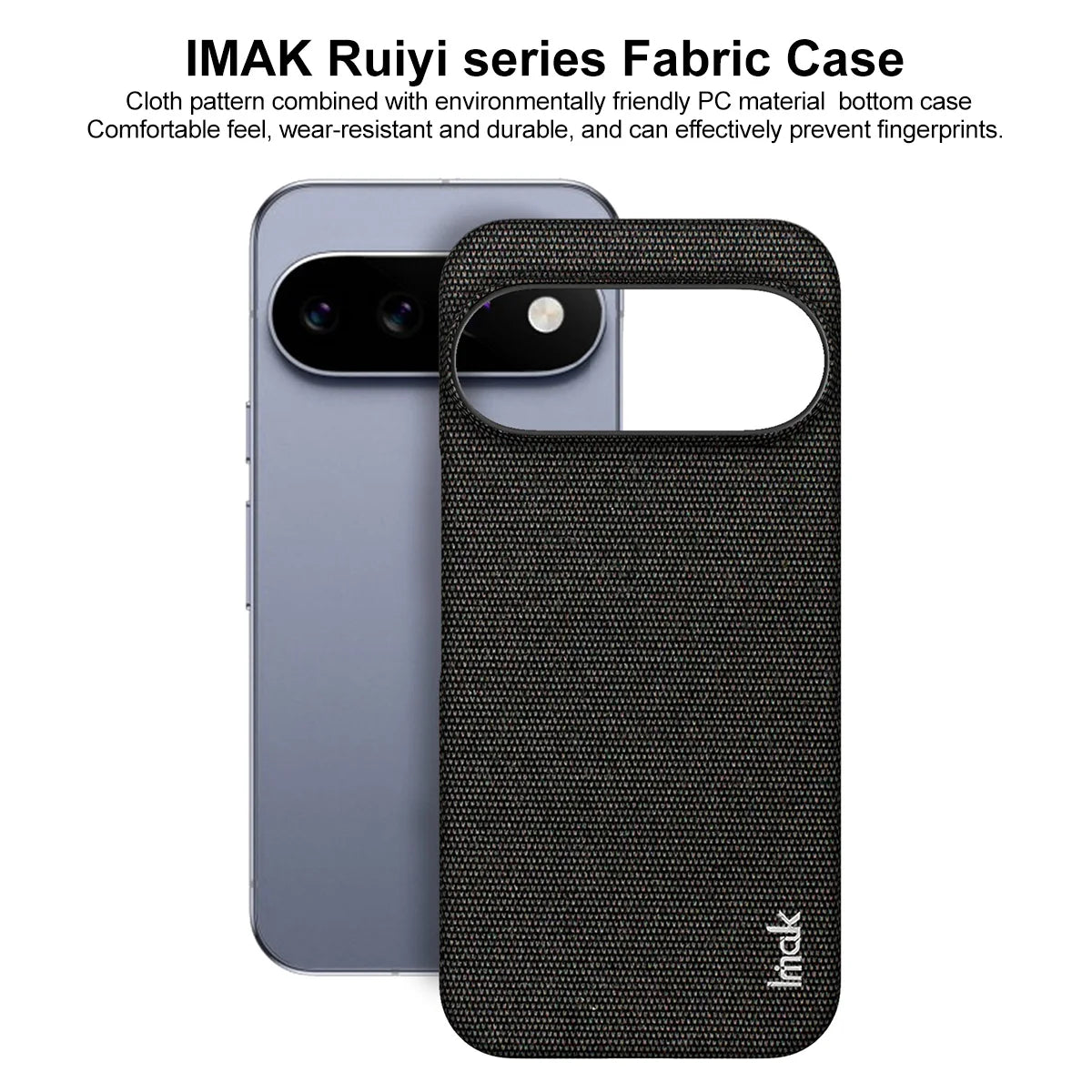 Coque Effet Tissu IMAK pour Google Pixel 11, 11 Pro & 11 Pro XL