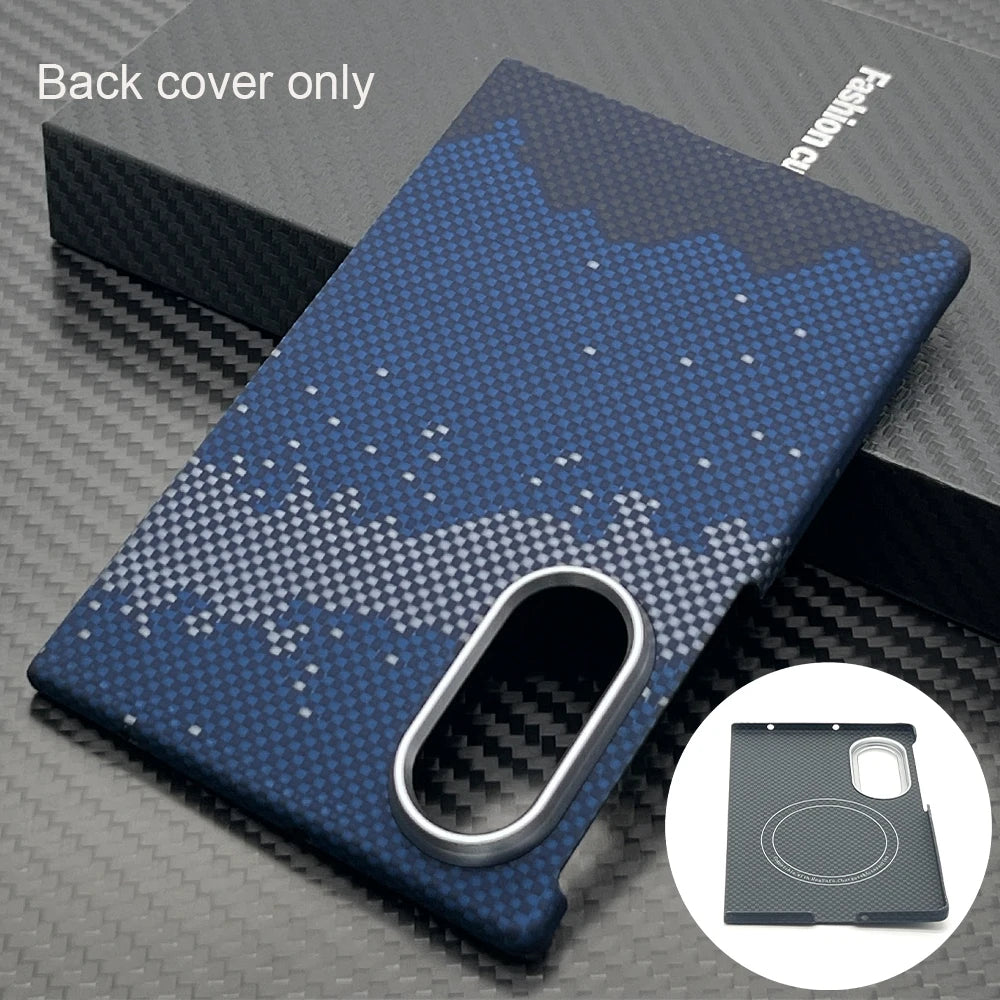 botnax Coque Magnétique Premium en Fibre d'Aramide Kevlar pour Samsung Galaxy Z Fold8 – Compatible MagSafe