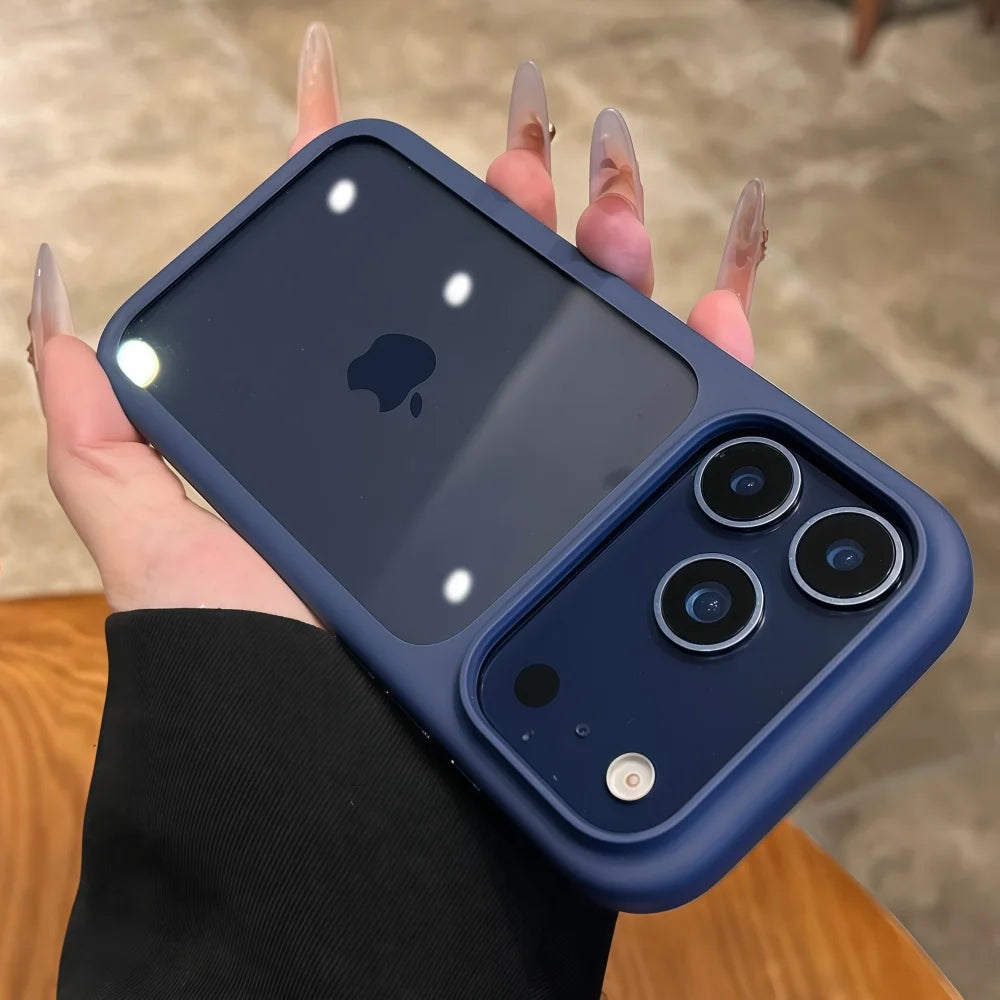 Coque transparente cristal pour iPhone compatible avec tous les modèles d’iPhone 11 à 17 Pro Max.