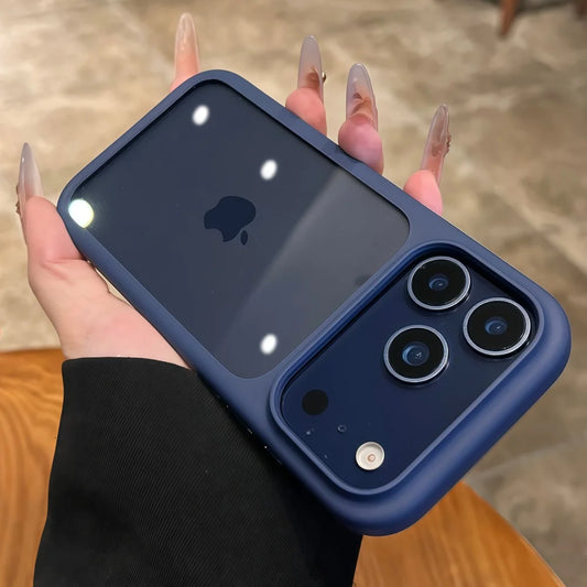 Coque transparente cristal pour iPhone compatible avec tous les modèles d’iPhone 11 à 17 Pro Max.