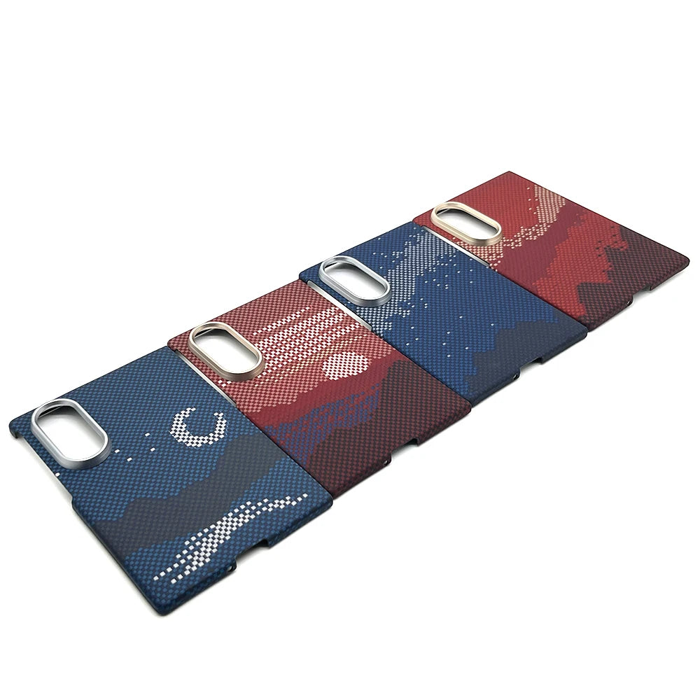 botnax Coque Magnétique Premium en Fibre d'Aramide Kevlar pour Samsung Galaxy Z Fold8 – Compatible MagSafe