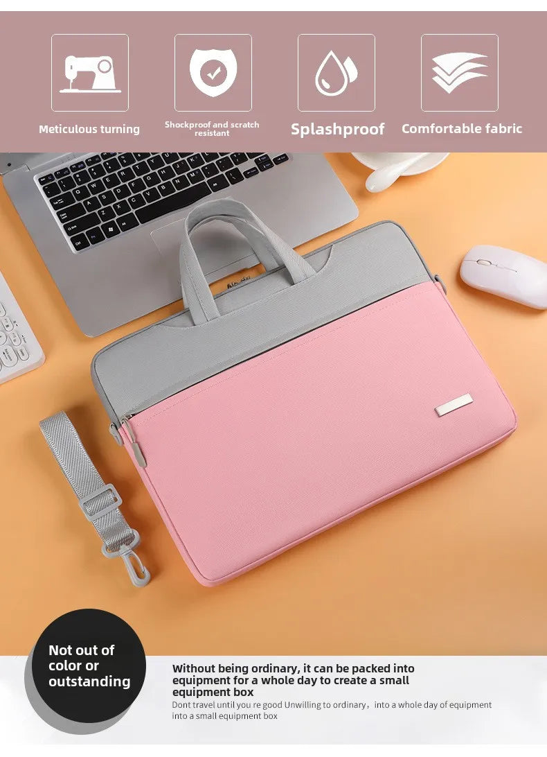 Housse d’ordinateur Color Collision élégante, compatible 13–15.6 pouces