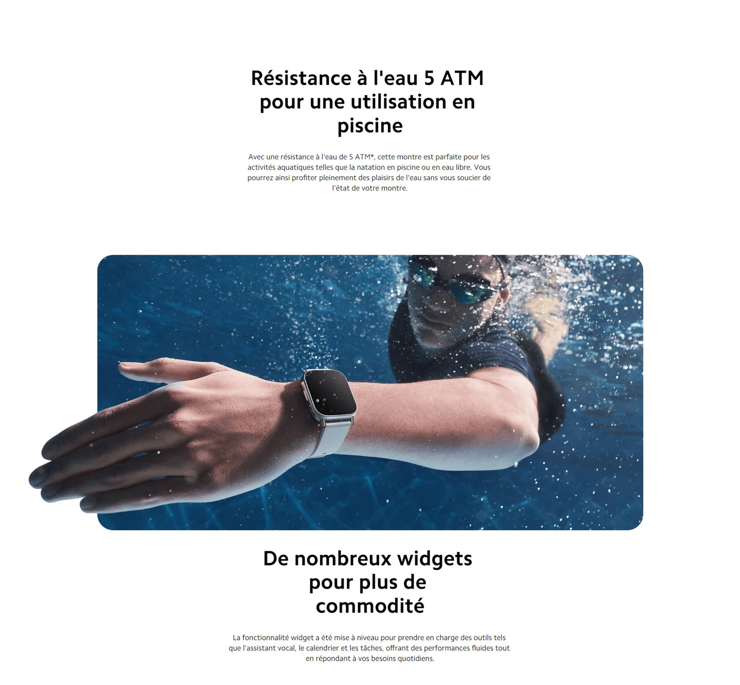 Xiaomi Redmi Watch 5 Lite – Montre connectée AMOLED 1,96″ avec GPS et appels Bluetooth