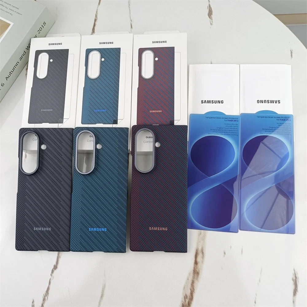 Coque Magnétique Fibre de Carbone pour Samsung Galaxy Z Fold8 / Fold8 Ultra