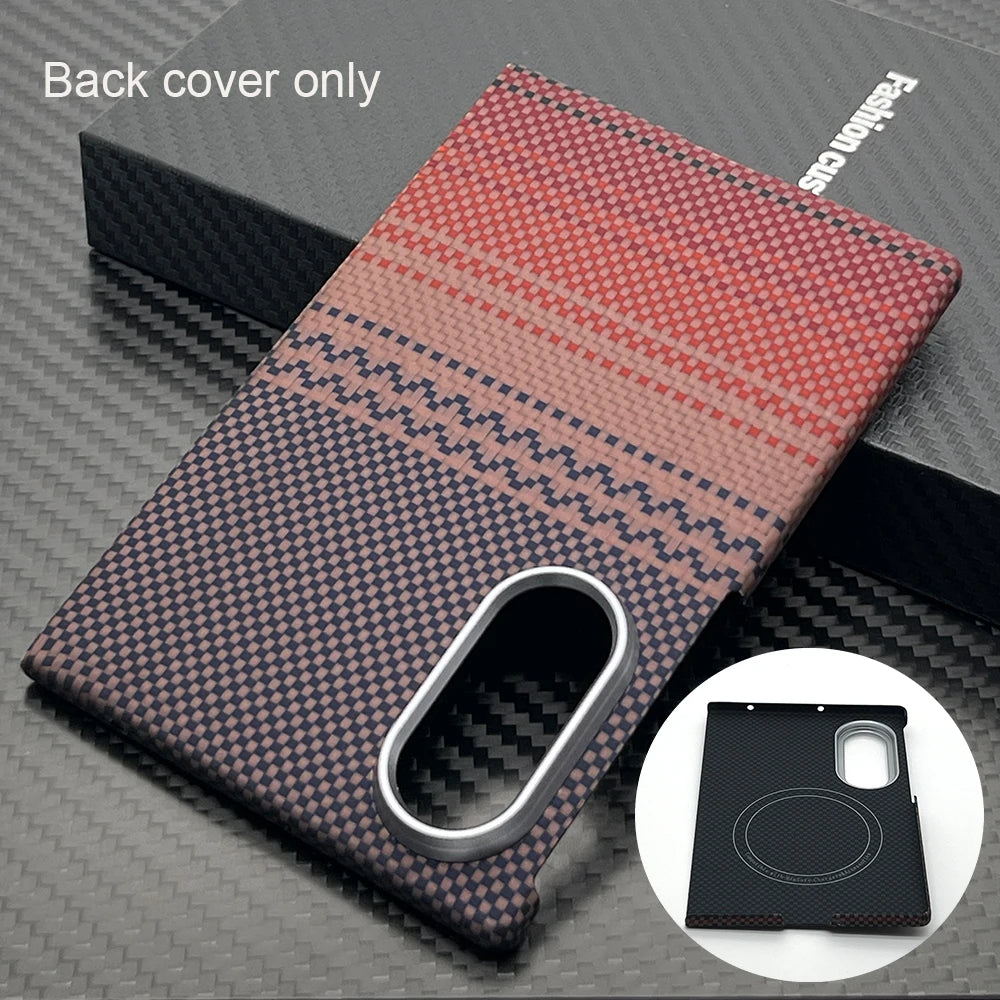 botnax Coque Magnétique Premium en Fibre d'Aramide Kevlar pour Samsung Galaxy Z Fold8 – Compatible MagSafe