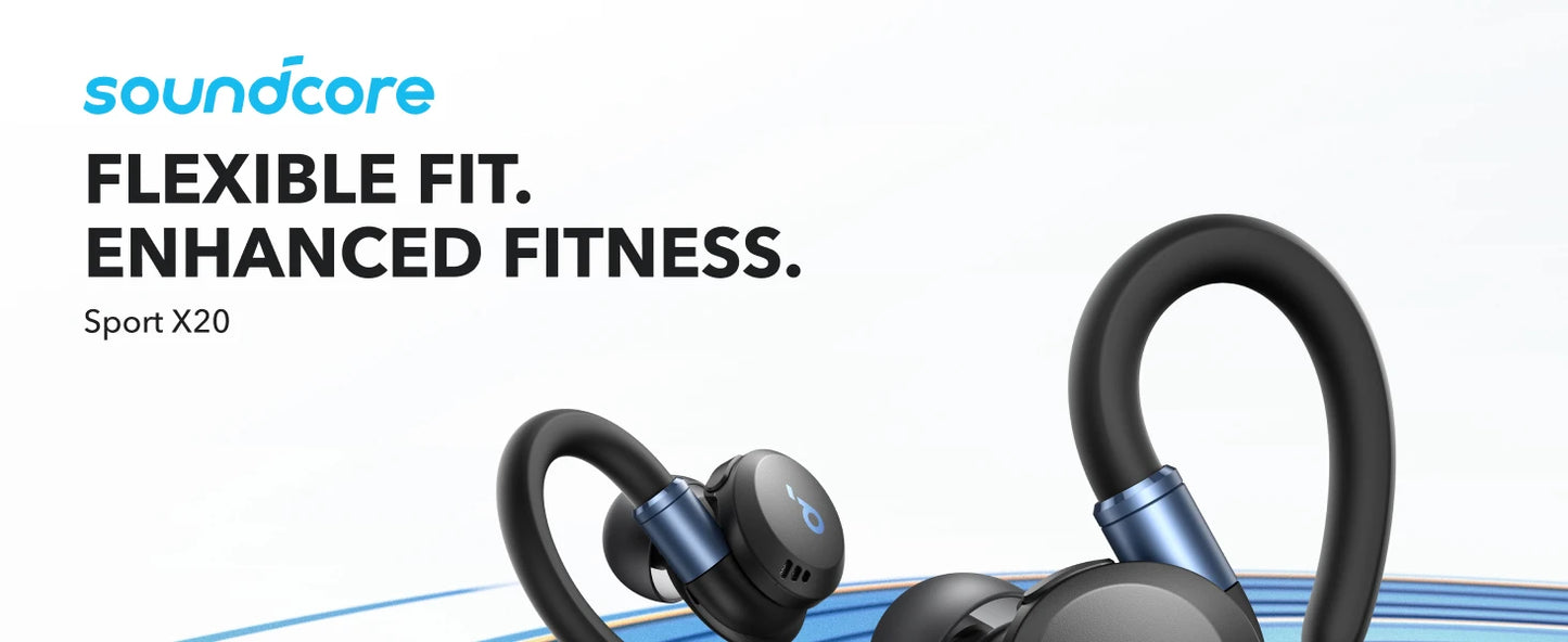 Anker Soundcore Sport X20 Bluetooth Sports Earbuds – Adaptive ANC, IP68
