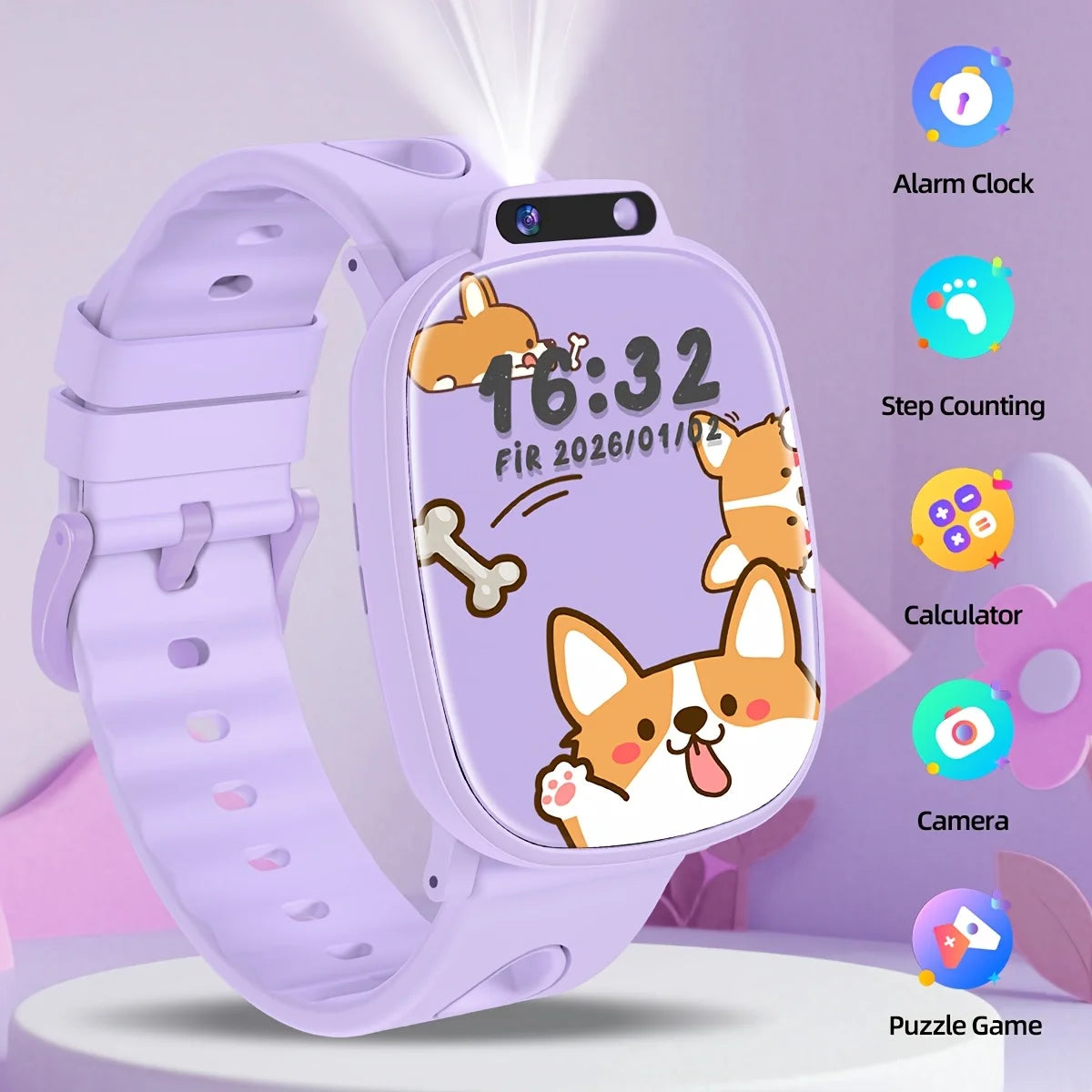 LAXASFIT Montre Connectée Enfant KESHUYOU H10