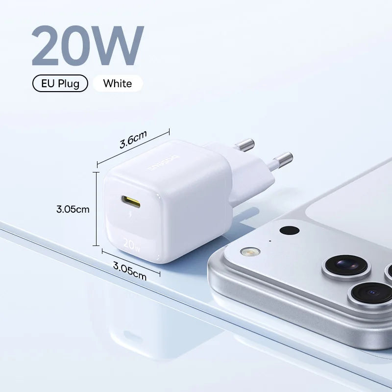 Chargeur Baseus USB Type‑C 20W Rapide