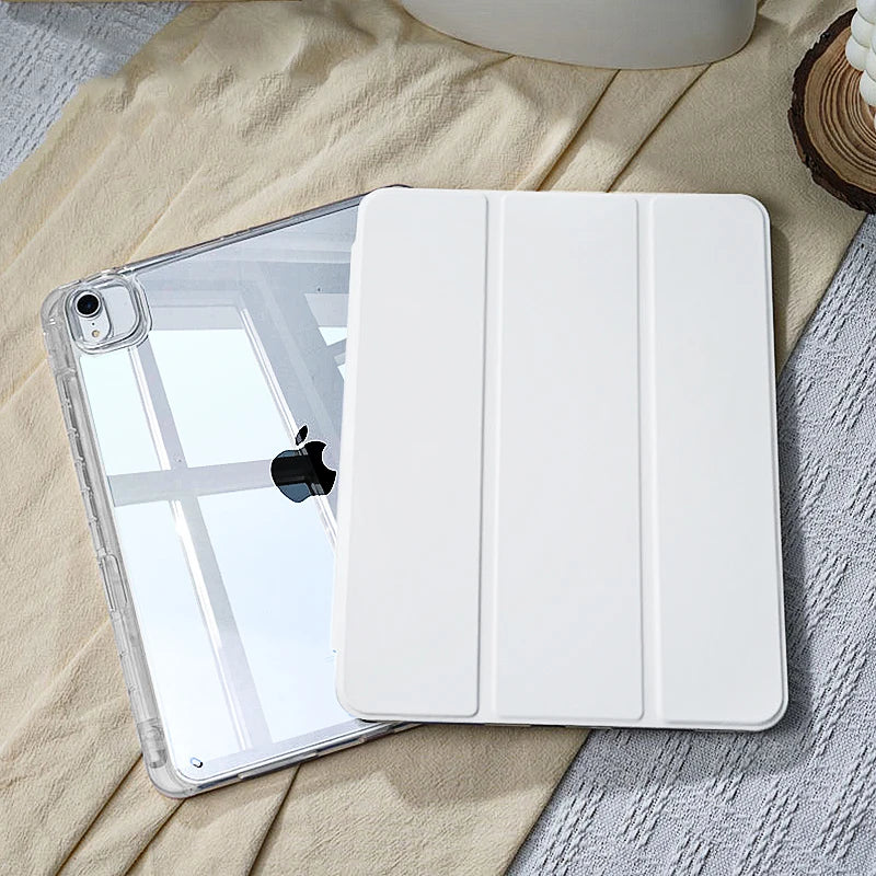 Coque - Étui intelligent 2025 pour iPad Air / iPad 10e / 11e / Mini 6 / Pro 11 / Pro 13 – Support magnétique