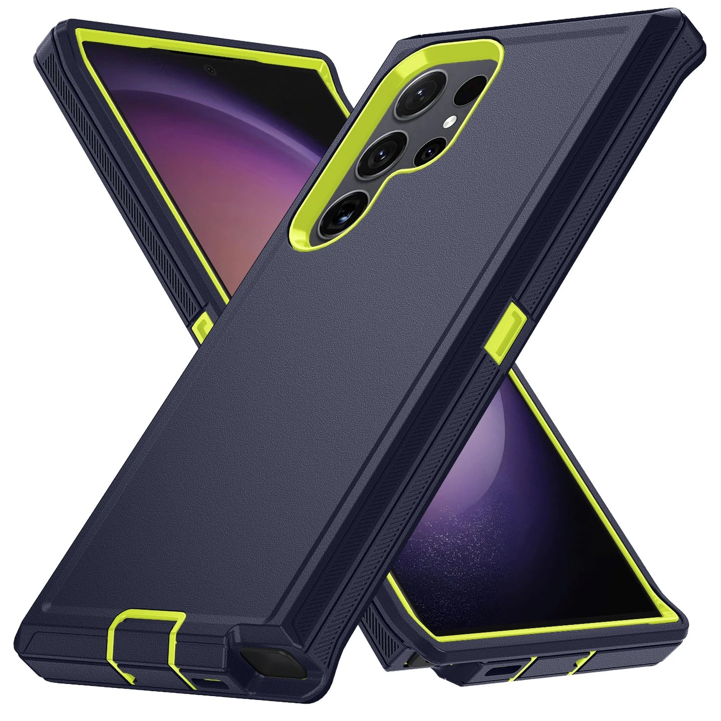 Shockproof Neon Armor Case for Samsung Galaxy S25/S24/S23/S22/S21/S20/Note 20