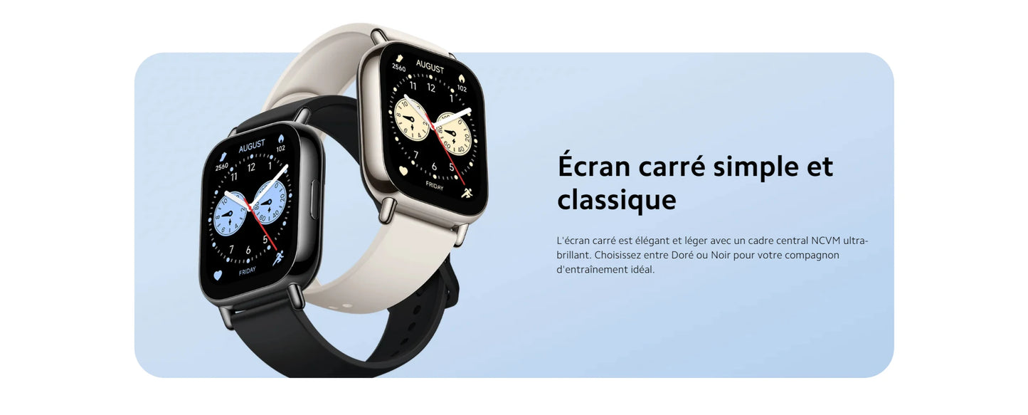 Xiaomi Redmi Watch 5 Lite – Montre connectée AMOLED 1,96″ avec GPS et appels Bluetooth