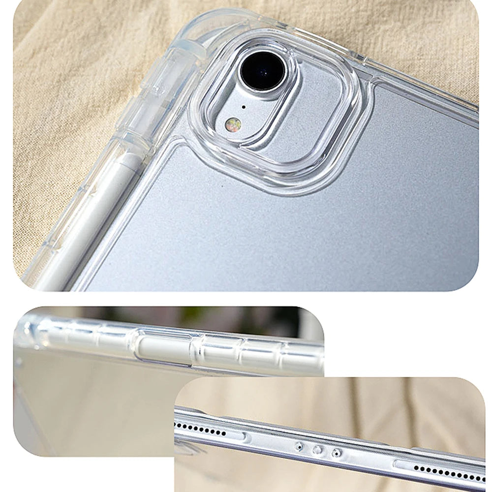 Coque - Étui intelligent 2025 pour iPad Air / iPad 10e / 11e / Mini 6 / Pro 11 / Pro 13 – Support magnétique