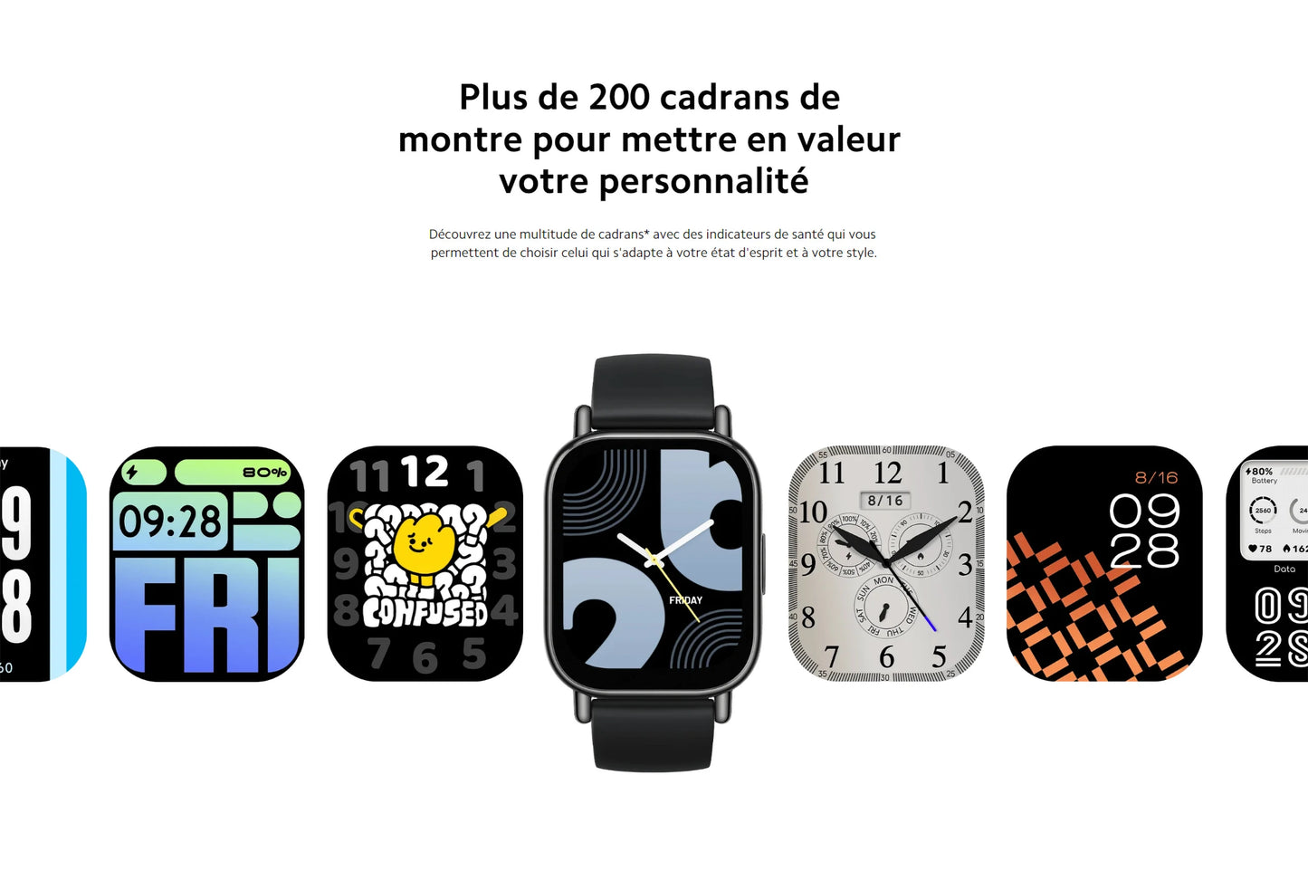 Xiaomi Redmi Watch 5 Lite – Montre connectée AMOLED 1,96″ avec GPS et appels Bluetooth