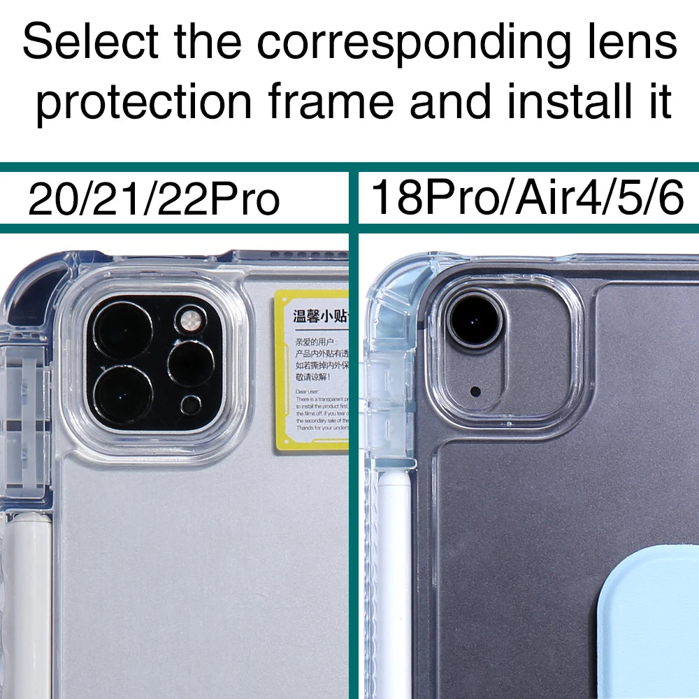Coque - Étui intelligent 2025 pour iPad Air / iPad 10e / 11e / Mini 6 / Pro 11 / Pro 13 – Support magnétique