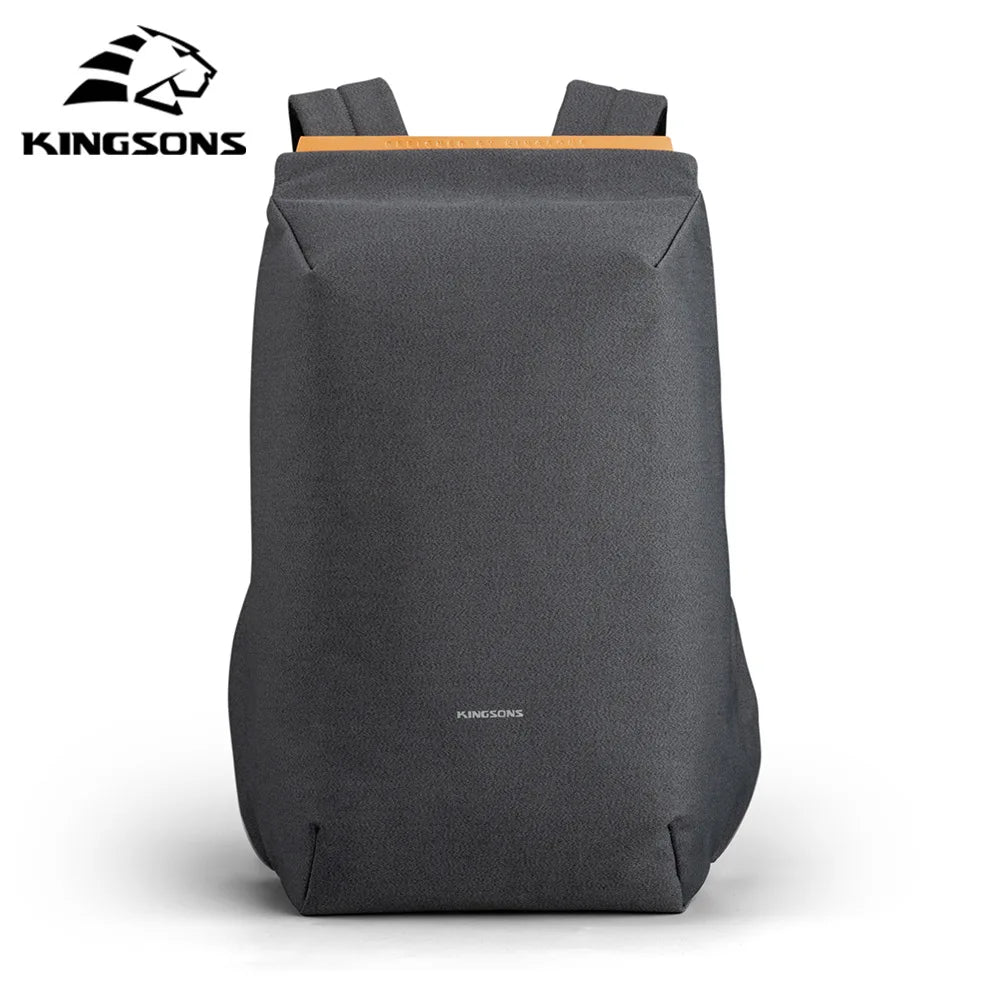 Kingsons Sac à dos antivol KS3207W pour ordinateur 15,6″ avec port USB