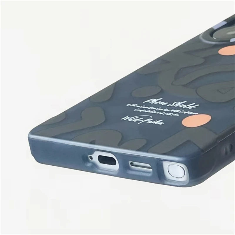 Coque mate graffiti MagSafe pour Samsung S26 / S25 / S24 (Ultra / Plus / FE / Standard)