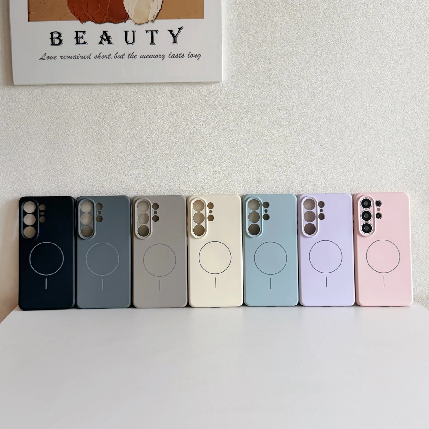 Coque Matte Magnétique Antichoc pour Samsung S23 / S23 Plus / S23 Ultra / S22 / S20