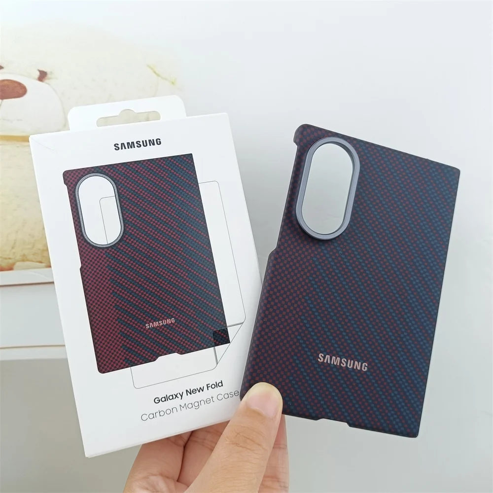 Coque Magnétique Fibre de Carbone pour Samsung Galaxy Z Fold8 / Fold8 Ultra